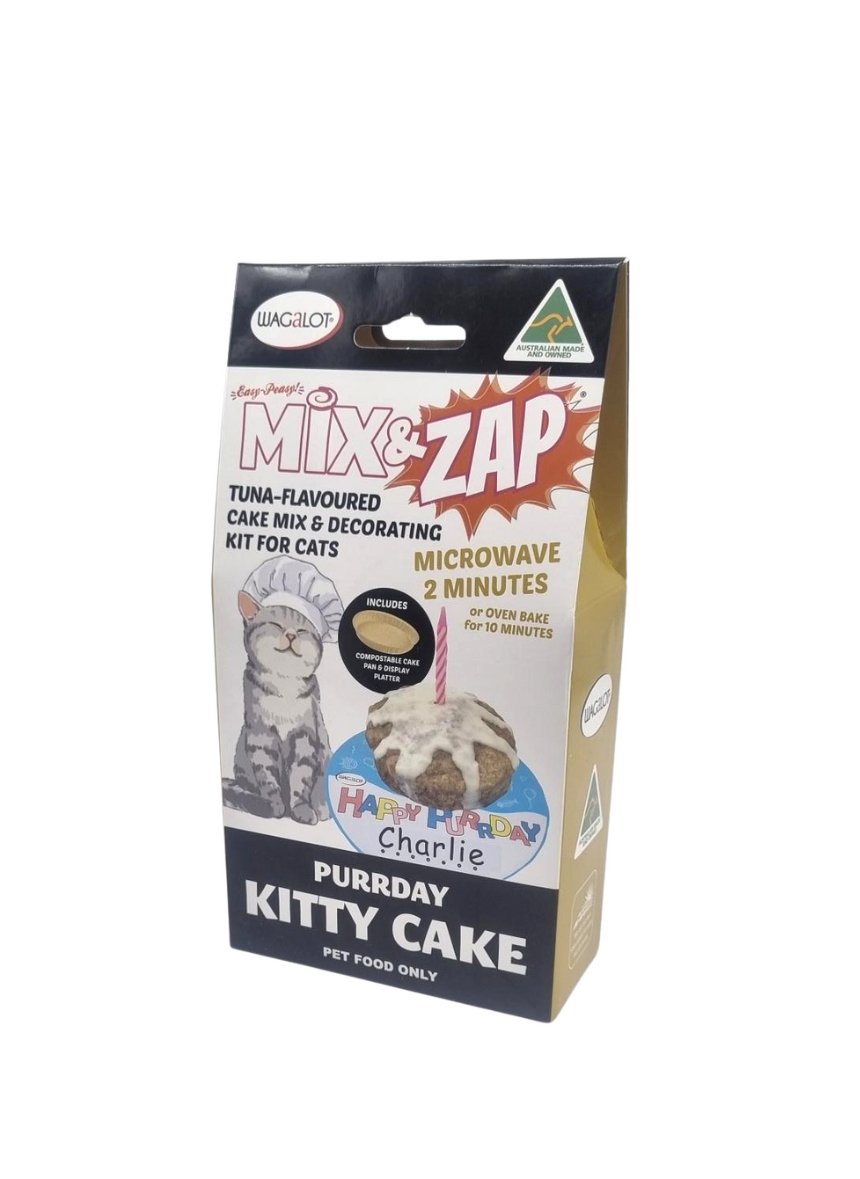 CAT TREATS | Wagalot CAT: Cake Mix PURRDAY KITTY Cake Kit