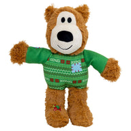 KONG: Christmas Holiday Wild Knots Sweater Bear Green (Medium/Large)