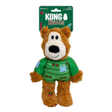 KONG: Christmas Holiday Wild Knots Sweater Bear Green (Medium/Large)