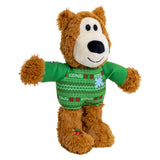 KONG: Christmas Holiday Wild Knots Sweater Bear Green (Medium/Large)