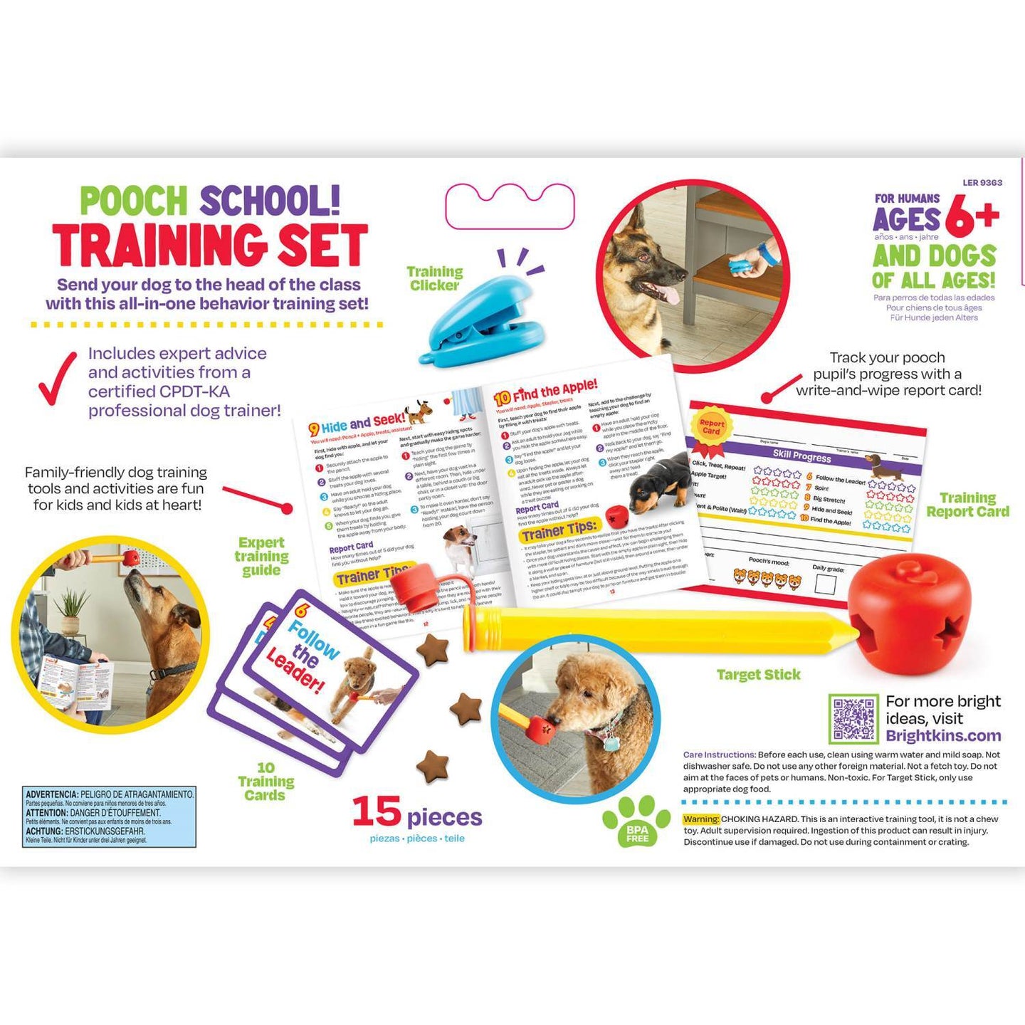 Brightkins: Pooch School! Interactive Dog Training Set (NEW)