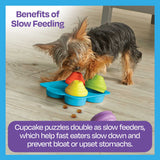 Brightkins: Cupcake Party! Interactive Dog Treat Dispensing Toy & Puzzle