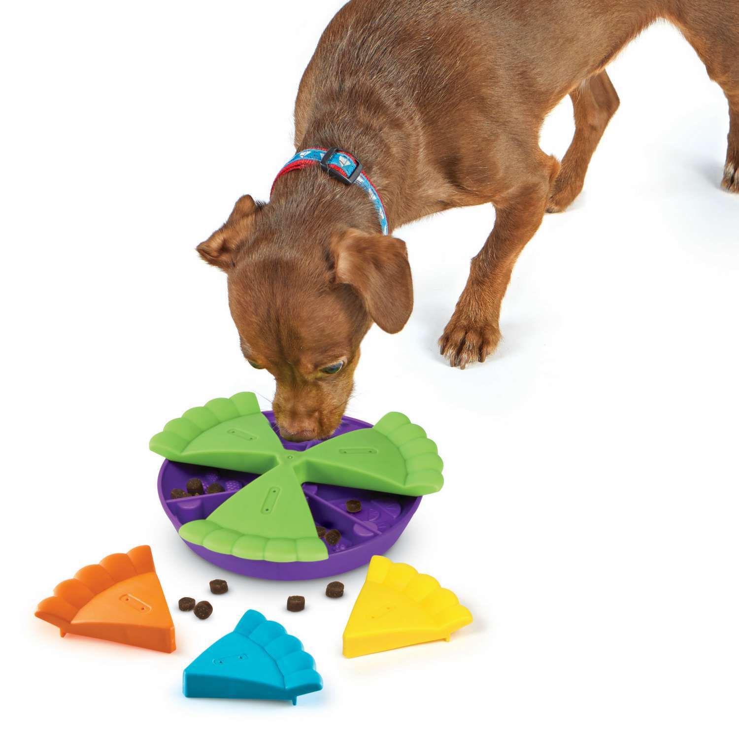 Brightkins: Slice Of Pie Interactive Treat & Food Puzzle Toy