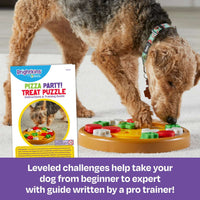 Brightkins: Pizza Party! Interactive Dog Treat & Food Puzzle Toy