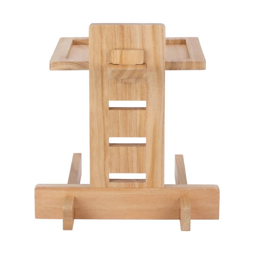 LICKIMAT: Slow Feeder Bowl Adjustable Wooden Elevation Riser for Classic Sized Lick Mats