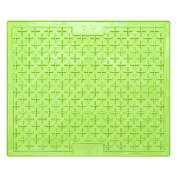 LICKIMAT: Buddy Original Slow Food Anti-Anxiety Licking Mat - Green (Size: X-Large)