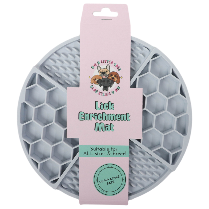 LICK ENRICHMENT MAT: Blue Grey (NEW!)