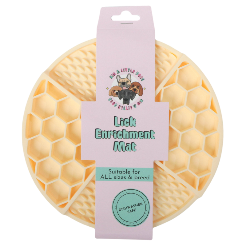 LICK ENRICHMENT MAT: Lemon {RESTOCK COMING}