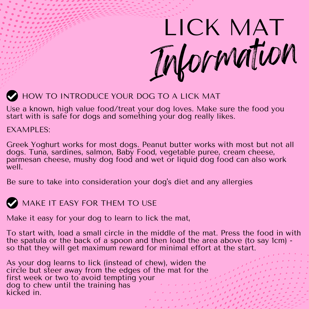 LICK ENRICHMENT MAT: Pink