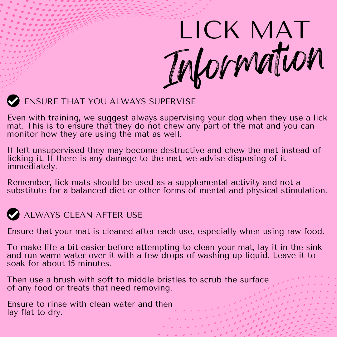 LICK ENRICHMENT MAT: Pink