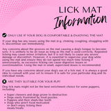 LICK ENRICHMENT MAT: Blue Grey