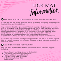 LICK ENRICHMENT MAT: Pink