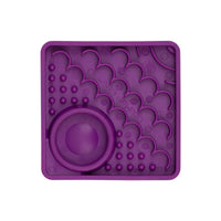 LICKIMAT (CAT): Slow Food Bowl Anxiety Mat for Kittens (Purple)