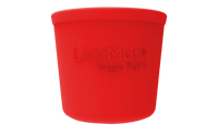 LICKIMAT: Yoggie Pot Slow Feeder Dog Bowl - Red