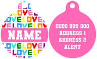 Pet ID Tag | Love Wins! (Pink)