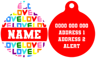 Pet ID Tag | Love Wins! (Red)