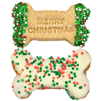 DOG TREATS | Huds and Toke: Little Merry Christmas Bones - 2 Pces (in GIFT BOX) (NEW!)