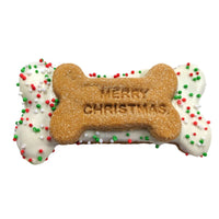 DOG TREATS | Huds and Toke: Merry Christmas Yogurt Bone Cookie | Small