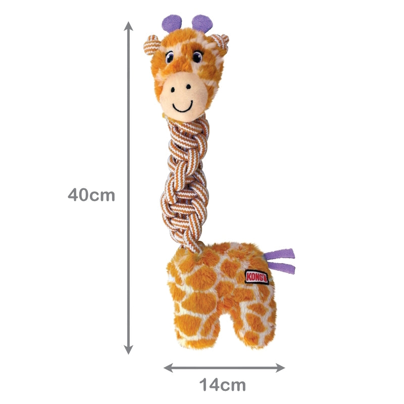 KONG: Knots Twists Plush Tug Giraffe M/L