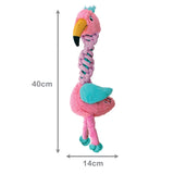 KONG: Knots Twists Plush Tug Flamingo M/L