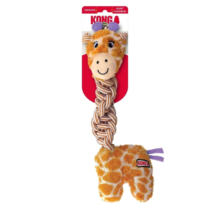 KONG: Knots Twists Plush Tug Giraffe M/L (NEW)