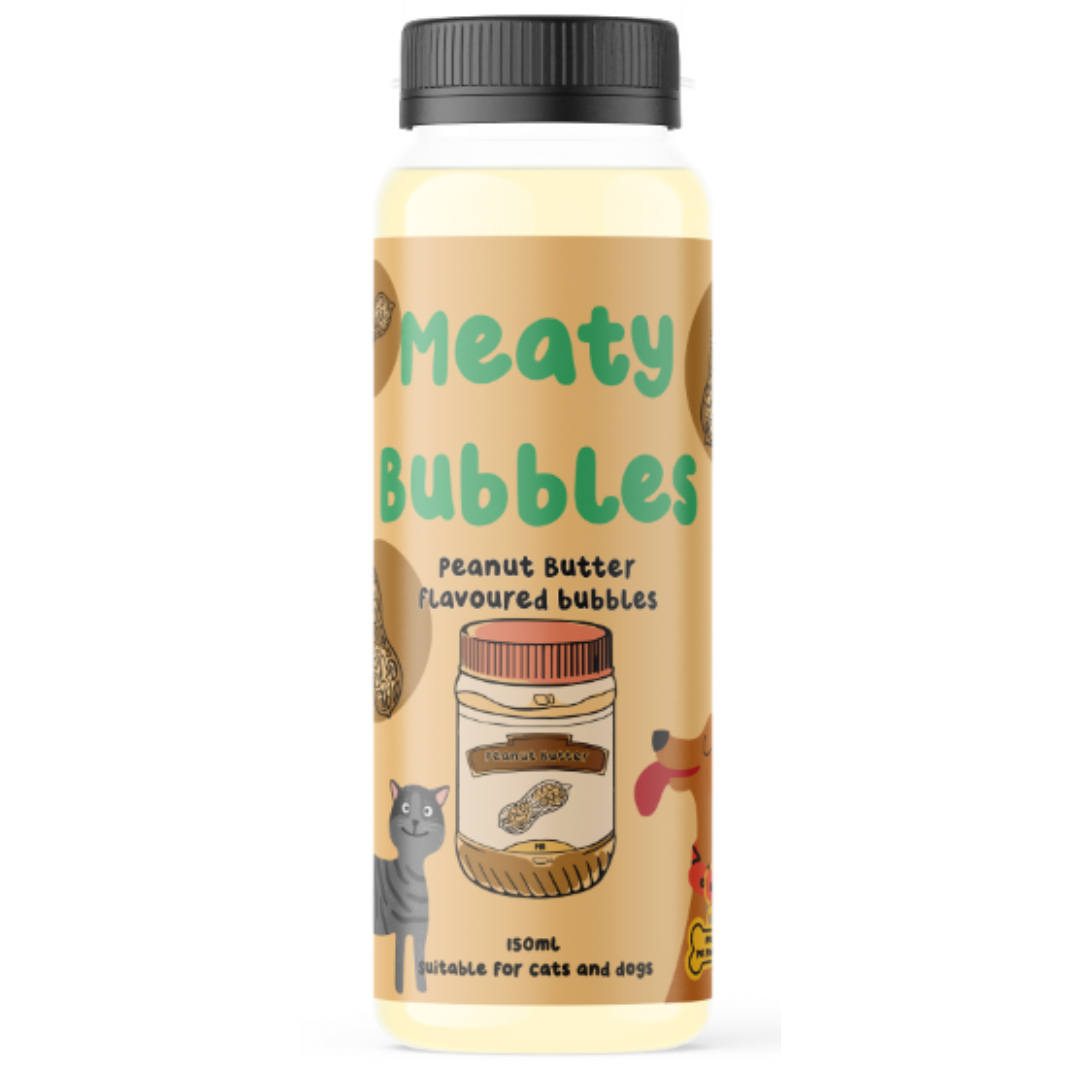 Meaty Bubbles: Peanut Butter Bubbles (150ml)