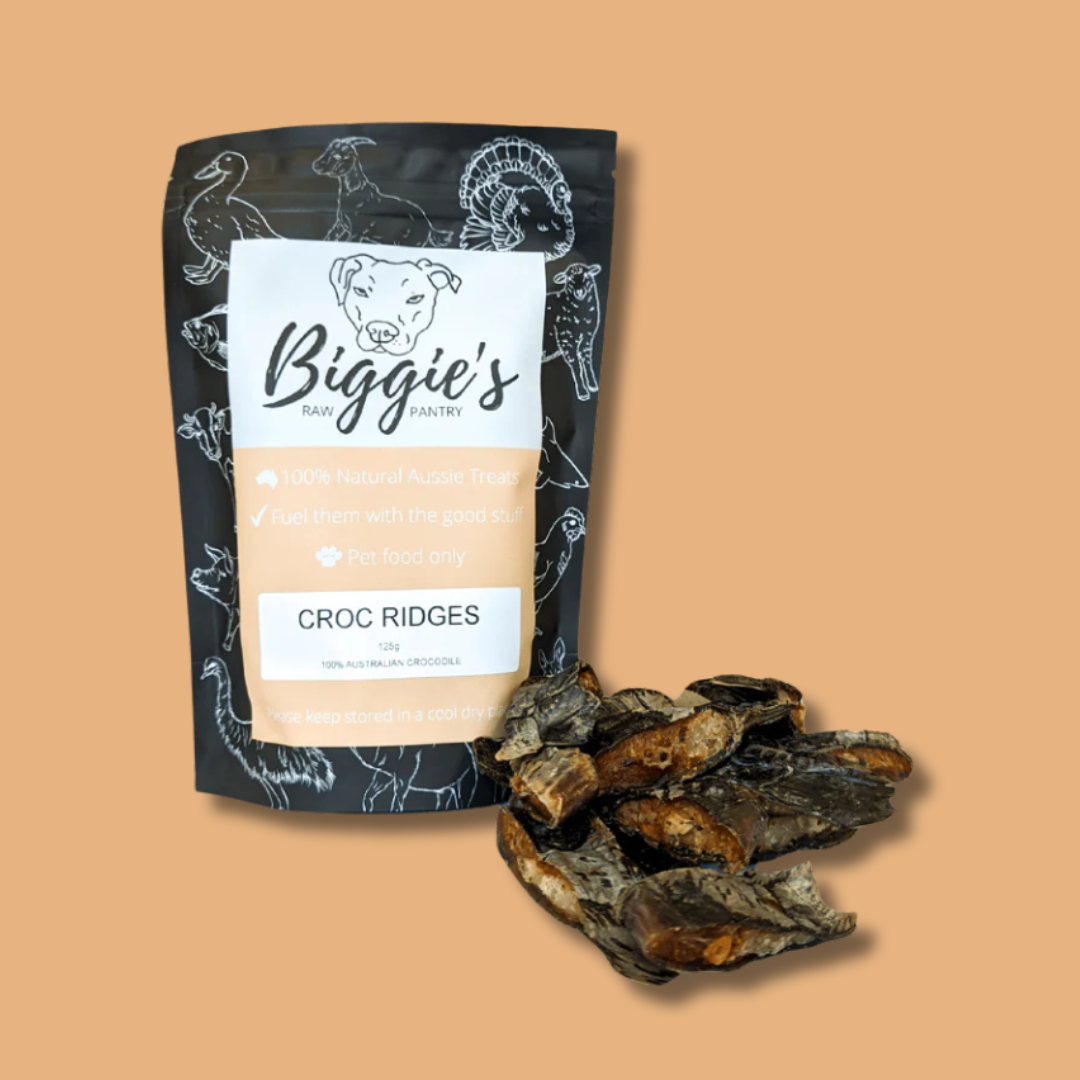 DOG TREATS: Biggies Raw Pantry | Crocodile Ridges