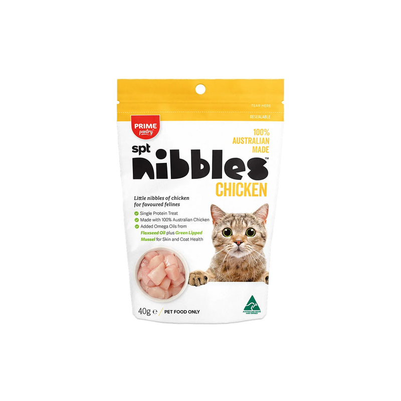 CAT TREATS: Prime Pantry SPT Nibbles Chicken Treats 40g