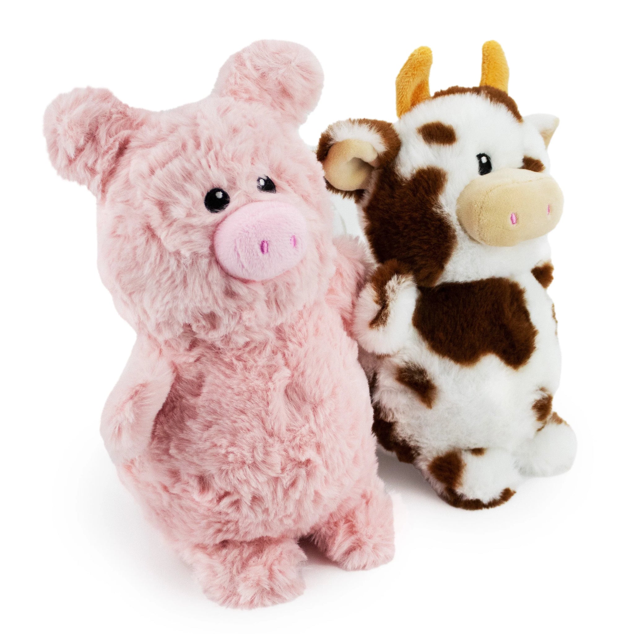 Giftable World: 8" Oinkers & Moozie with Squeaker Ball