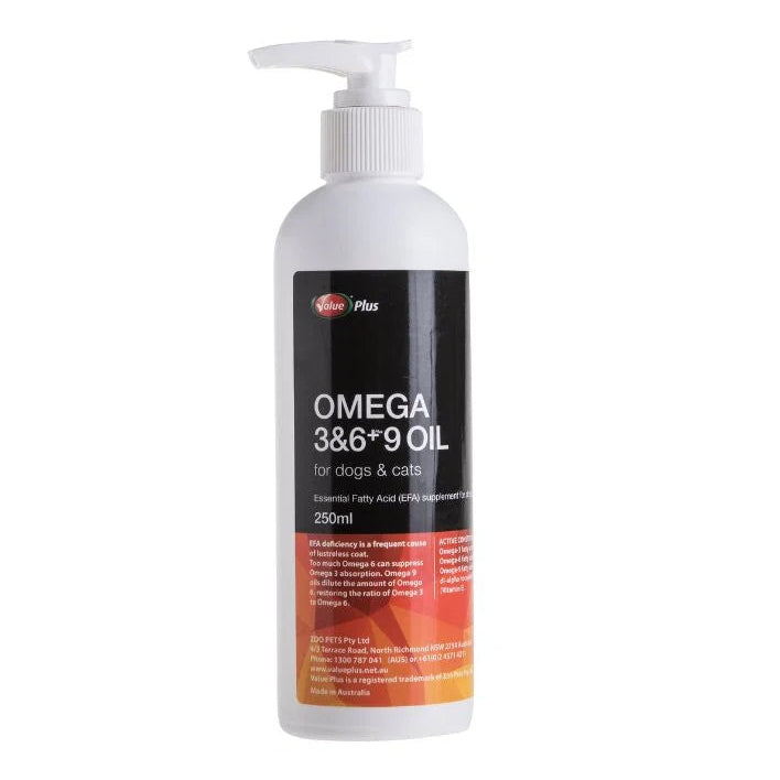 Value Plus: Omega 3+6+9 oil 250ml Pump