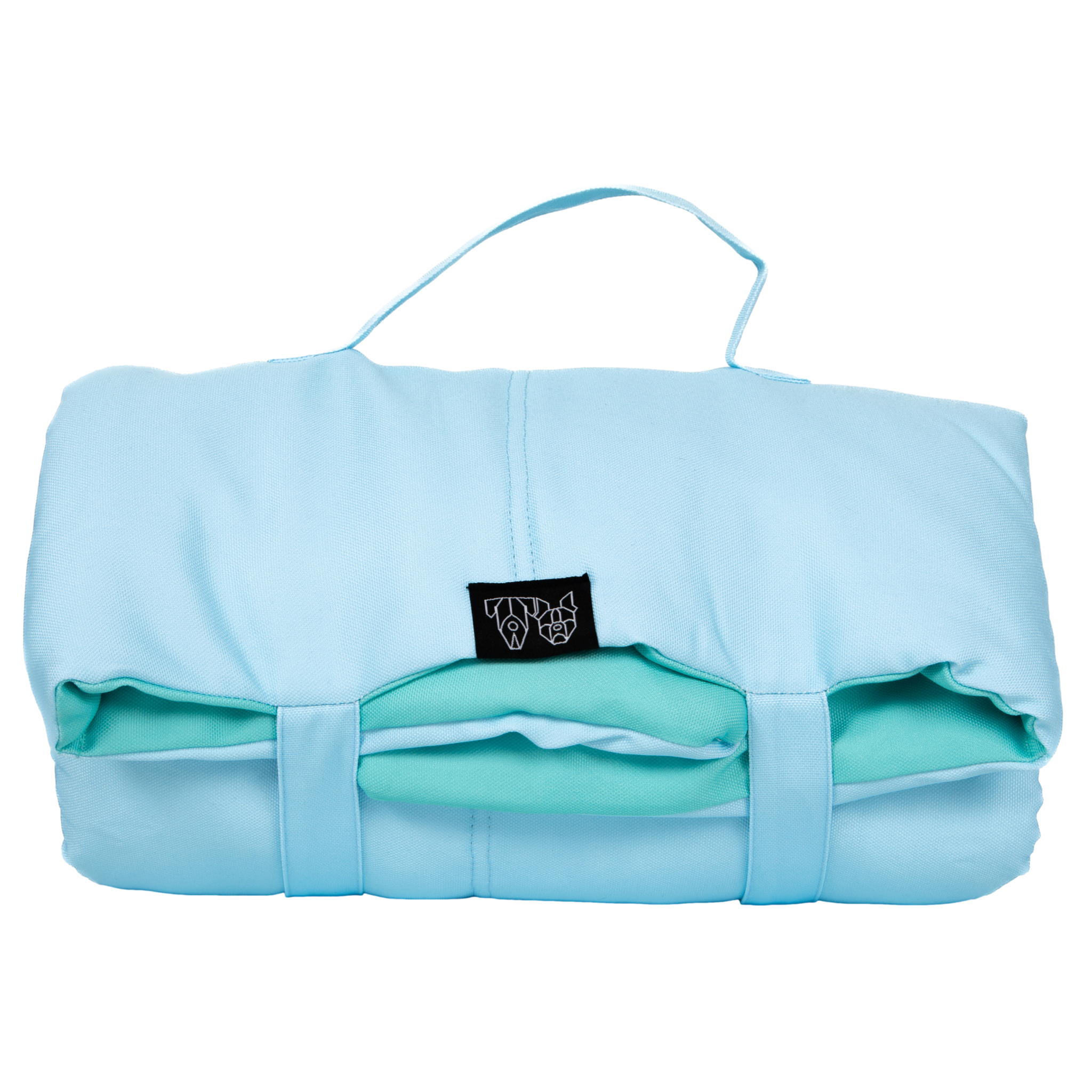 ON-THE-GO PET MAT: Blue & Aqua