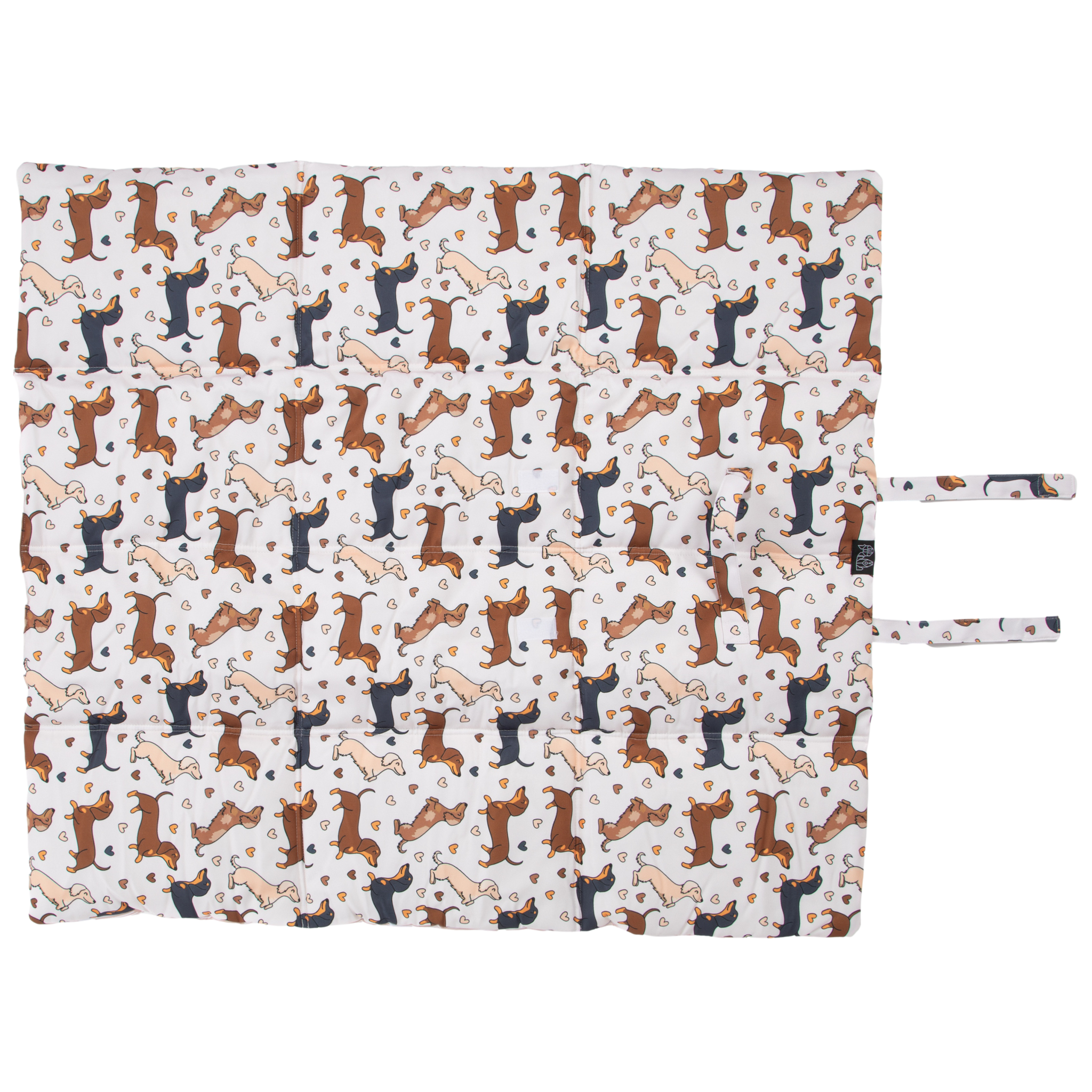 ON-THE-GO PET MAT: Dashie Lovers/Latte Gingham