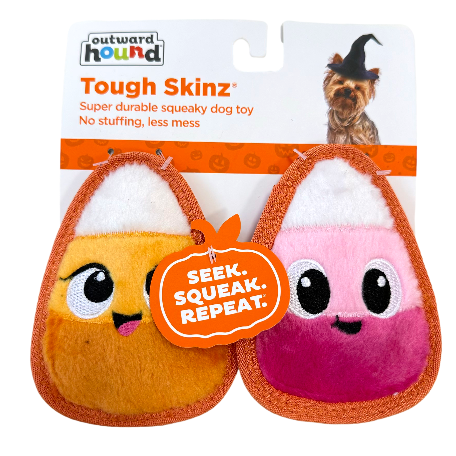Outward Hound: Tough Skinz  - Candy Corn (2 Pack)