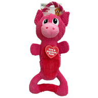 Outward Hound: Scrunch Bunch Dog Toy - Love Pig