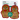 Outward Hound: Tough Skinz - Small Gingerbread  (2 Pack)