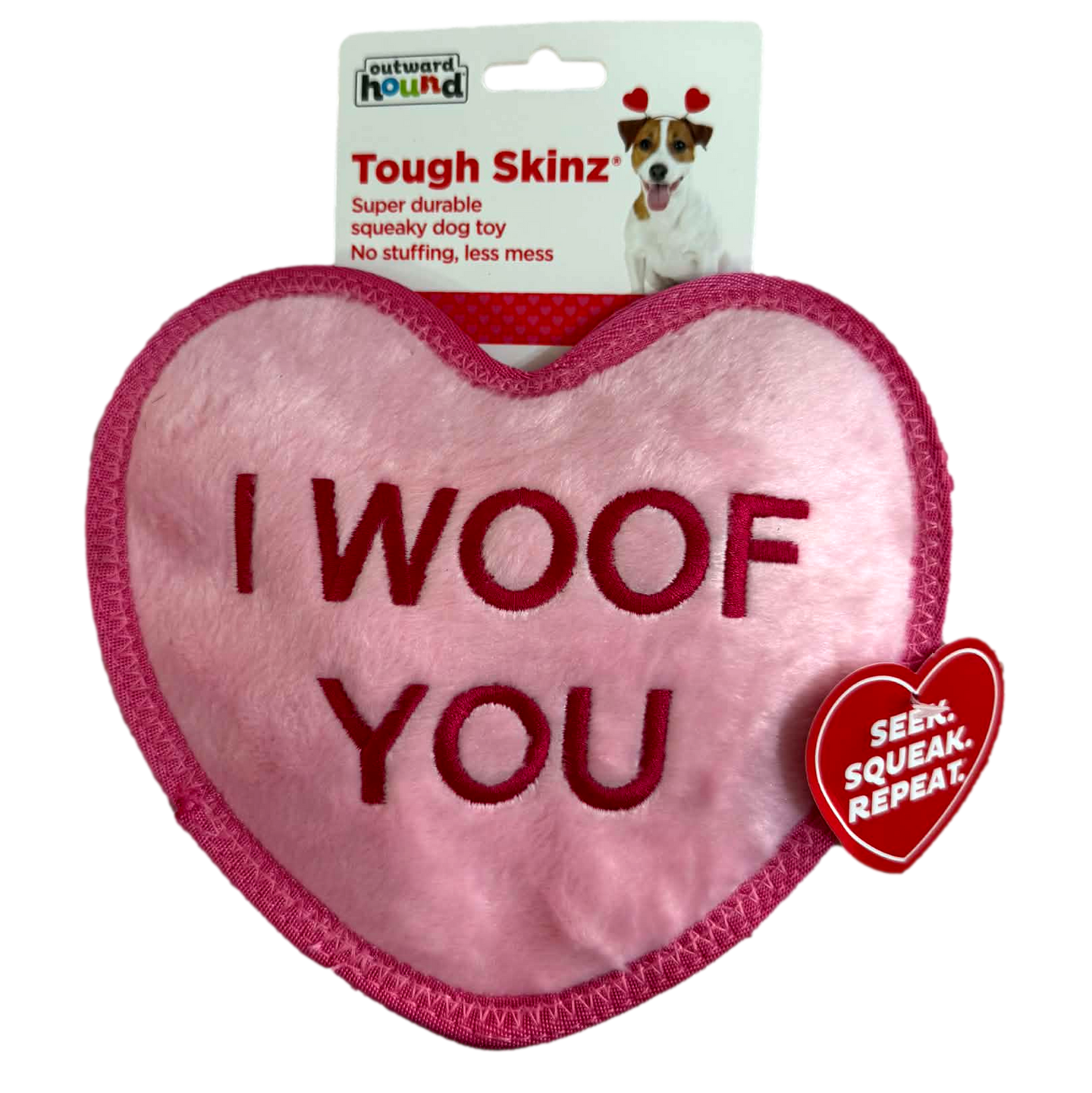 Outward Hound: Tough Skinz Heart - I Woof You