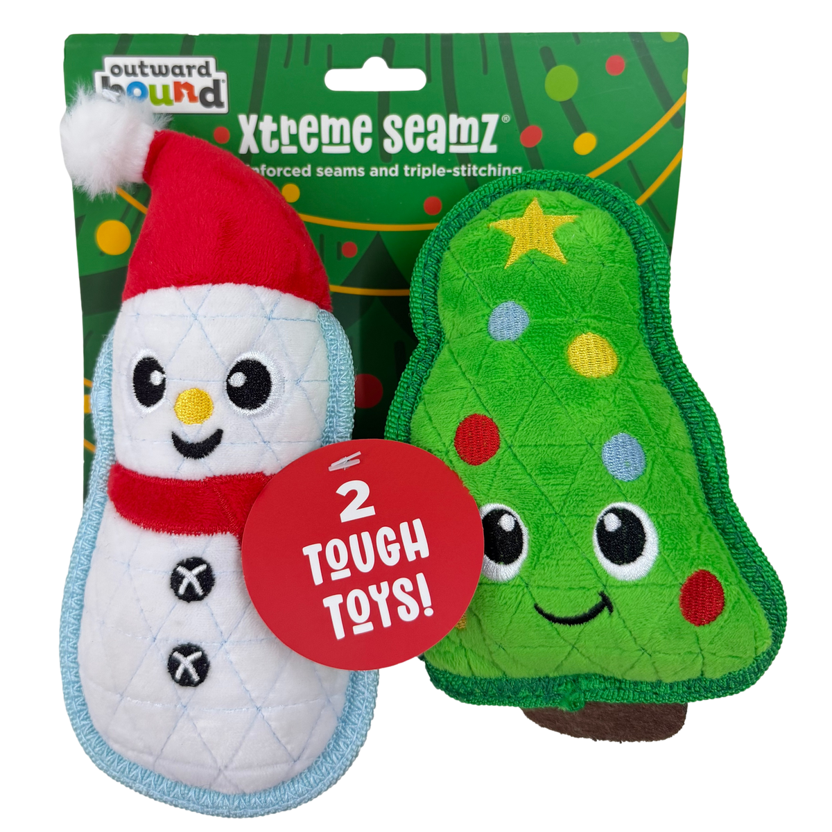 Outward Hound: Xtreme Seamz Snowman & Tree (2-Pack)