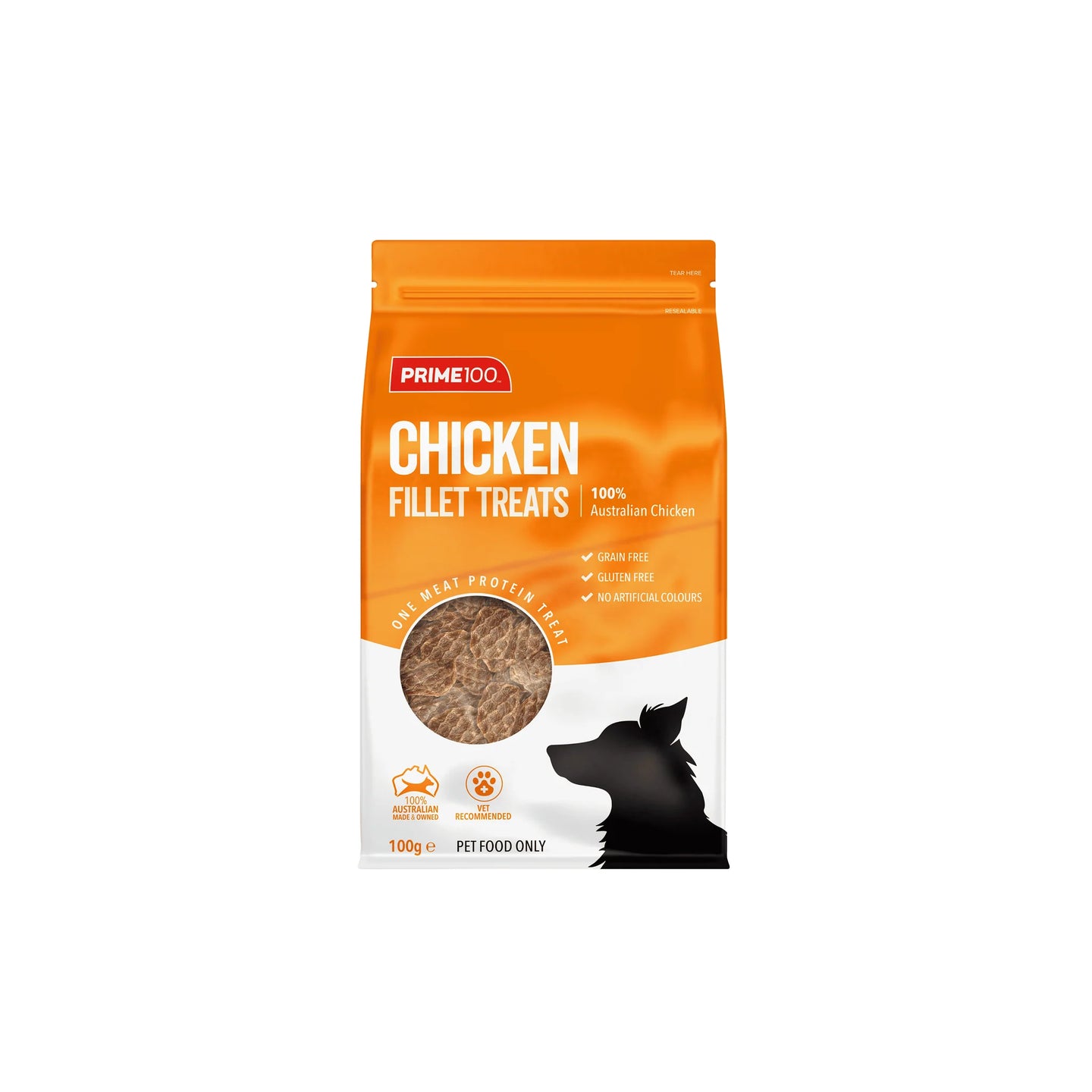 DOG TREATS | Prime100: SPT Chicken Fillets 100g