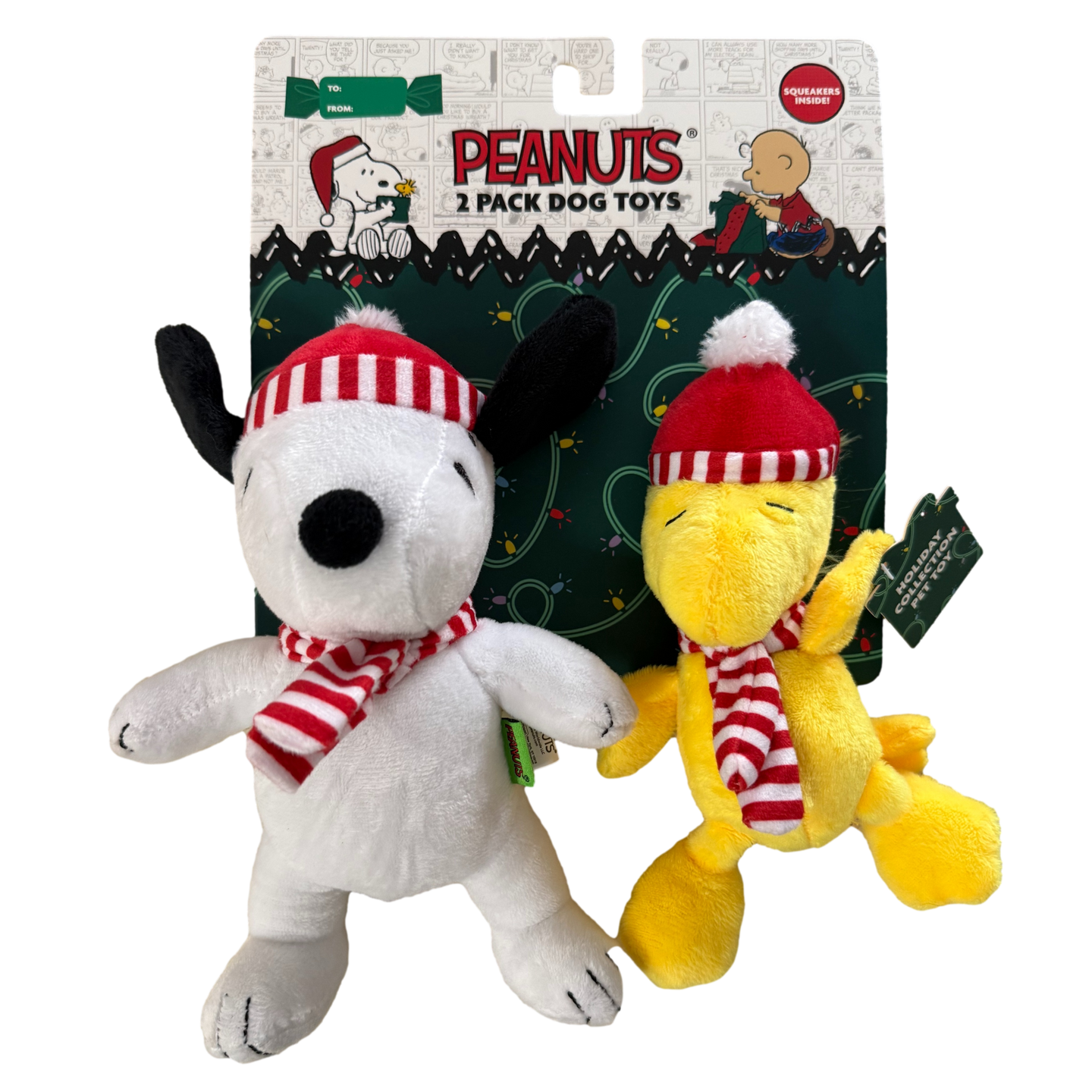 PEANUTS: Festive Snoopy & Woodstock