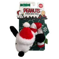 PEANUTS: Snoopy Head & Candy Cane 2pce