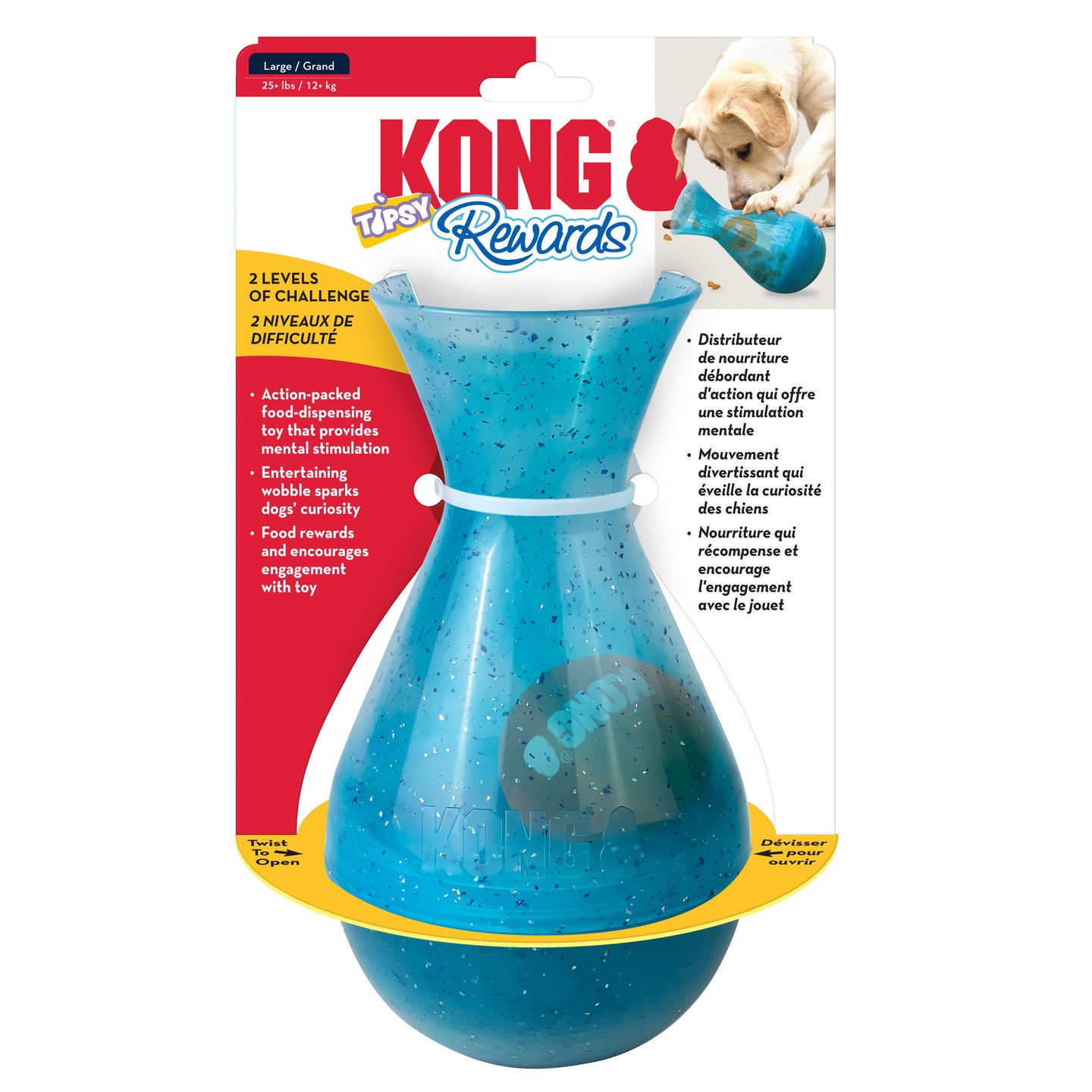 KONG: Rewards Tipsy Large