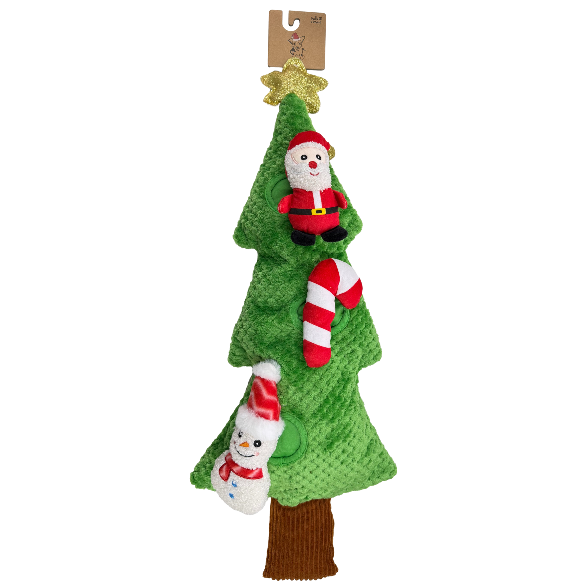 Pally Paws: Happy Holidays Deluxe Hide & Squeak Christmas Tree
