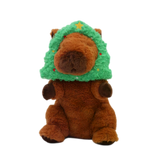 Patchworkpet: Capybara with Christmas Tree 11"