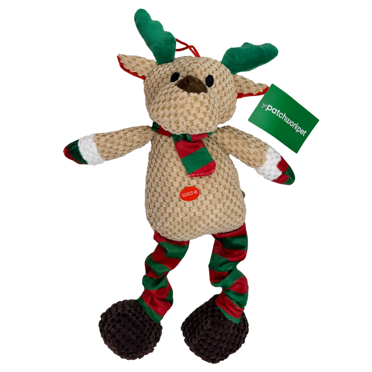 Patchworkpet: Christmas Bungee Reindeer 18''