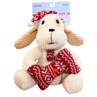Patchworkpet: Playful Pair Holiday Dog 15"