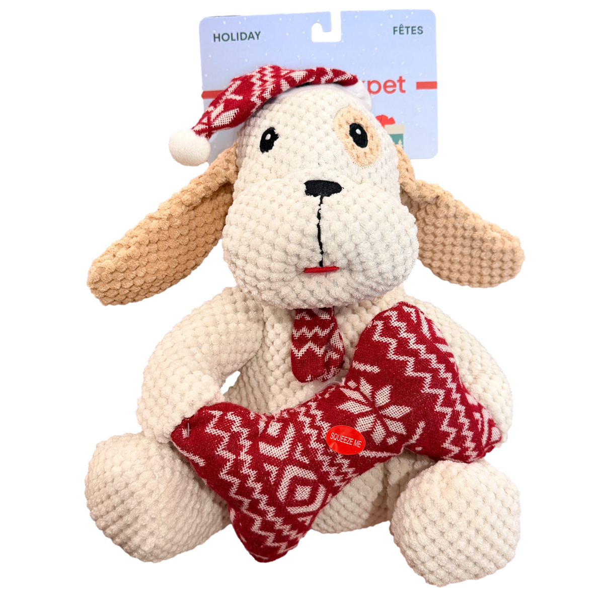 Patchworkpet: Playful Pair Holiday Dog 15"