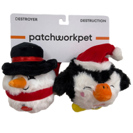 Patchworkpet: Pricklet Snowman & Penguin Set
