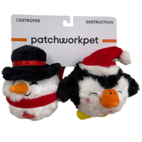 Patchworkpet: Pricklet Snowman & Penguin Set