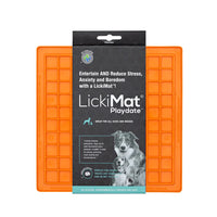 LICKIMAT: Playdate Original Slow Feeder - Orange