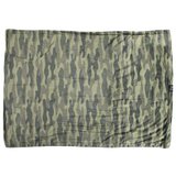 Plush Dog Pet Blanket Camouflaged Camo Army Green